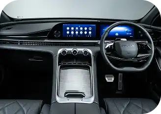 Rear control & entertainment screen