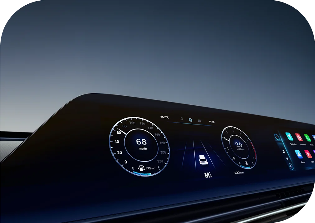 Rear control & entertainment screen