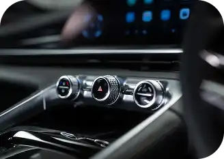 Electric reclining rear seats
